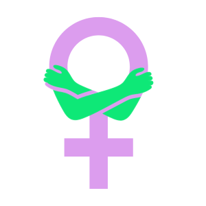 Abrazos entre mujeres solidarias